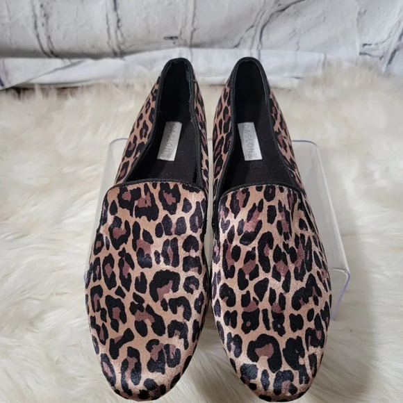 Caslon Scarlet Leopard Print Velveteen Indoor Outdoor Slippers Flats Driving 9.5 - Picture 4 of 10